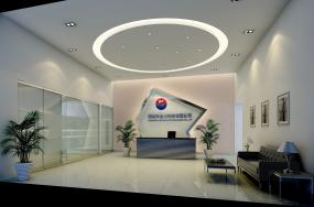 现代办公室室内布置吊顶设计装修效果图片