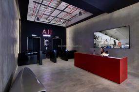 普通办公室装修天花吊顶效果图