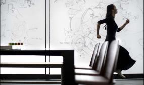 企业办公室室内吊顶装修效果图片大全