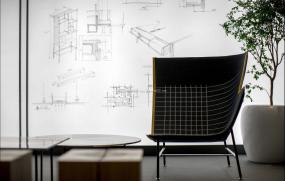 企业办公室室内吊顶装修效果图图片