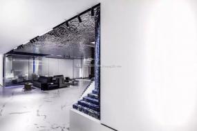 最新小办公室简约吊灯装修效果图片