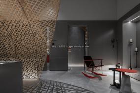 小型办公室吊灯设计装修案例图片