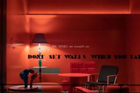 小办公室吊灯装修效果图片