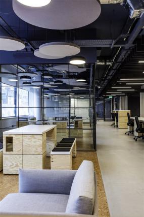 办公室休闲区设计效果图