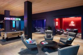 普通办公室室内吸顶灯装修效果图片