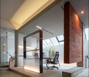 小型现代时尚办公室装修图片60平米