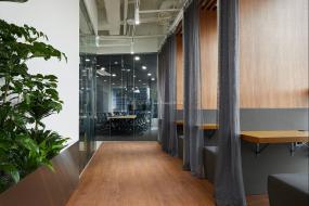 现代温馨公寓办公室装修效果图