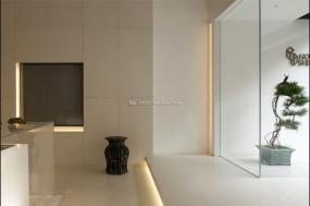 现代80平米大厅办公室桌椅装修效果图