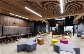 工程公司200平方办公室装修图片