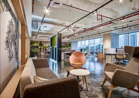 小型欧美风格办公室装修布置效果图片