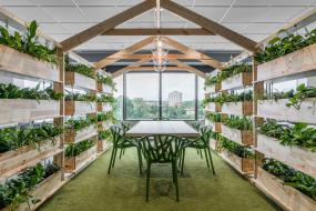 现代小型办公室装修风格效果