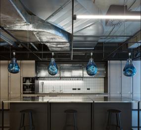 小型办公室地砖装修效果图片