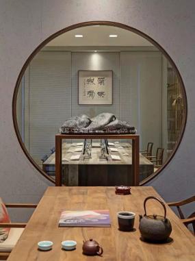 中国古典风格办公室公装装修效果图