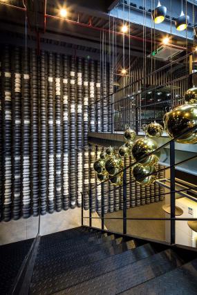 简欧风格办公室顶面装修效果实景图