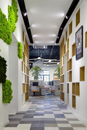 时尚欧美风格办公室装修设计效果图