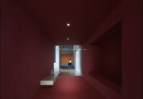 现代办公室风格接待室装修效果图片