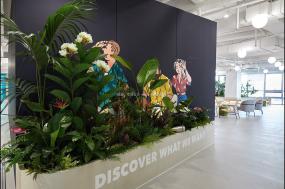 简单创意办公室装修效果图