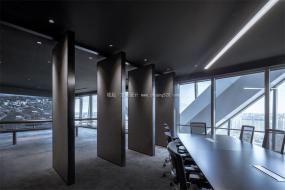 混搭设计风格现代办公室布置效果图