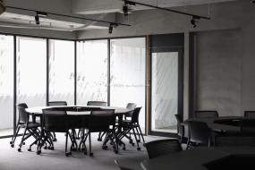 混搭风格办公室室内设计效果图