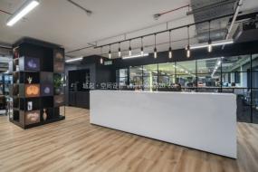 现代风格办公室布置效果图