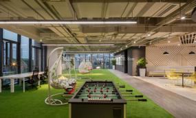 现代办公室装修风格室内设计效果图