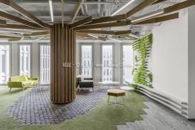 现代时尚办公室刚装修效果图