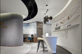 大气简约风公司开放式办公室设计装修效果图