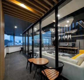 时尚现代大办公室效果图