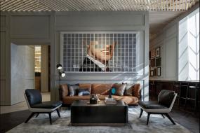 现代时尚办公室装潢效果图