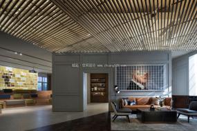 现代时尚办公室室内装饰设计效果图2018图片