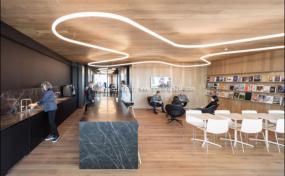 现代简单办公室室内设计装饰效果图