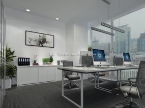 现代厂房办公室室内设计效果图