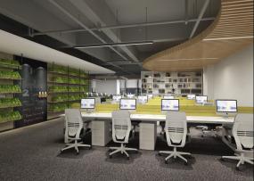 现代办公室室内布置设计效果图大全