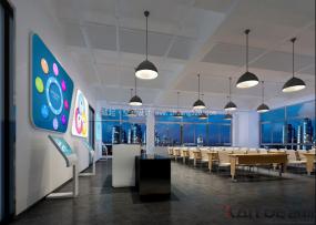 现代办公室室内布置设计效果图图片