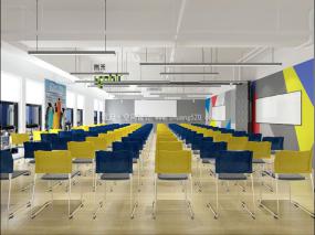上海现代办公室专业装修效果图片赏析