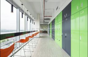 现代办公室布置室内装修设计效果图