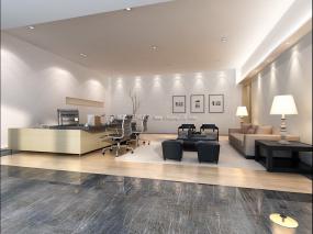 公司现代办公室布置设计效果图