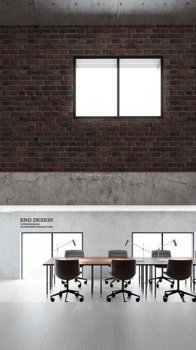 工作办公室装饰室内效果图