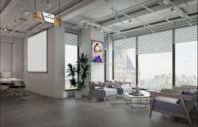 办公室室内装修效果图大全2020图片欣赏