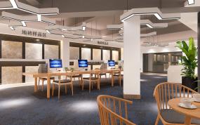 最新小型写字楼装修效果图