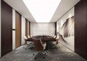 办公室室内布置效果图