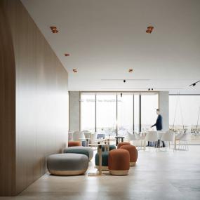 办公室布局实景图