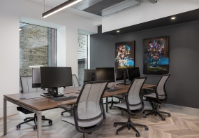 办公室装修简约艺术风图