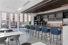 办公室装修效果图简约中国风图片