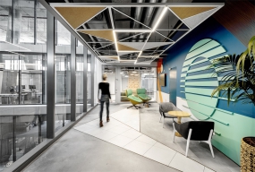 时尚风总裁办公室装修图