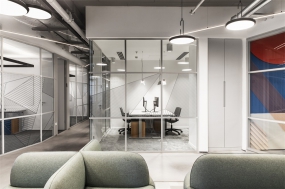 时尚复古风格办公室装修图片大全