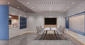 办公室极简风格装修效果图欣赏