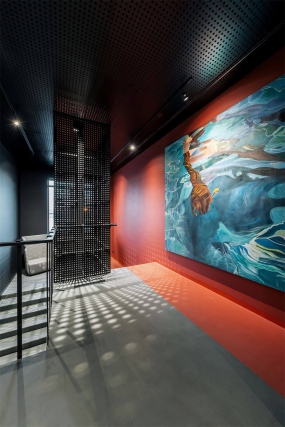 办公室工业风软装设计图