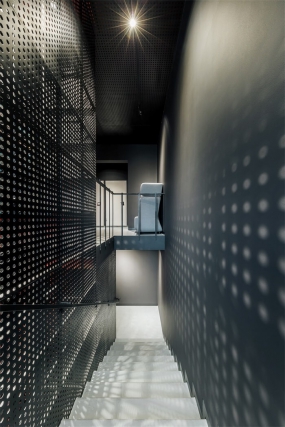 工业风办公大厅设计图片