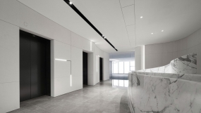 唯美办公室装修效果图片